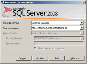 Executing MDX queries against an SQL Server 2008 Analysis Services